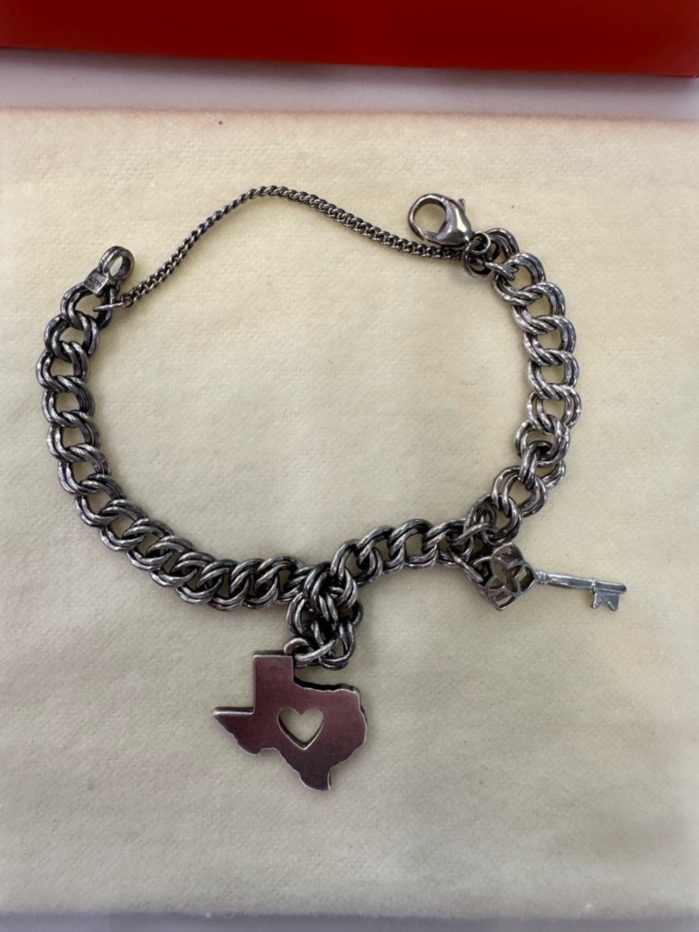 James Avery Sterling Silver Charm Bracelet with Charms